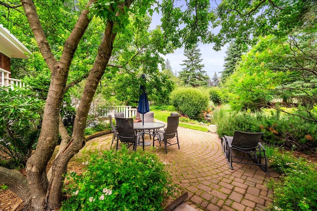 2328 3rd St, Duluth, MN 55812 - view of patio featuring outdoor dining area