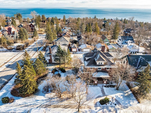 2328 3rd St, Duluth, MN 55812 - aerial view of residential area with a nearby body of water