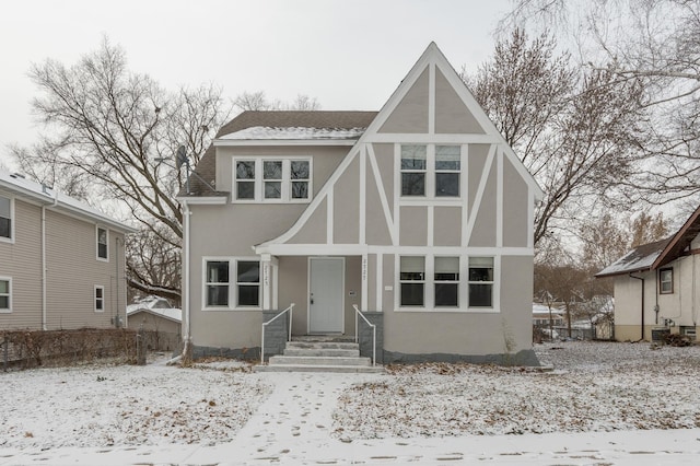 view of tudor house