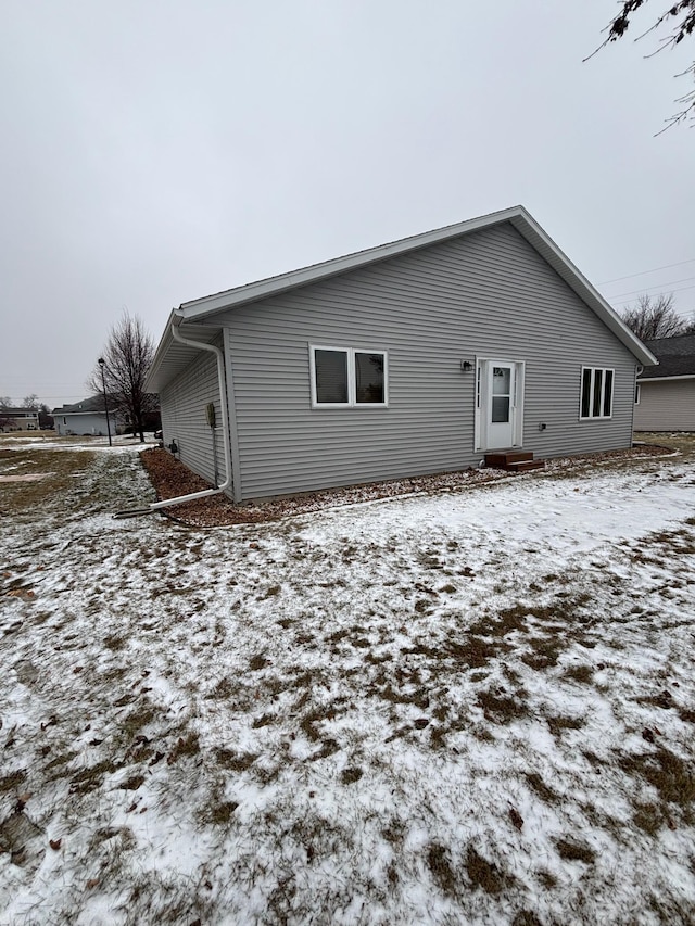 10 Townhouse Rd, Morris, MN 56267 - snow covered property with entry steps