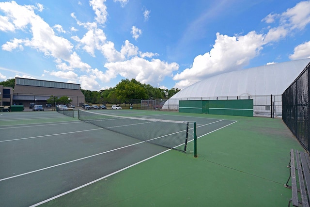 view of sport court