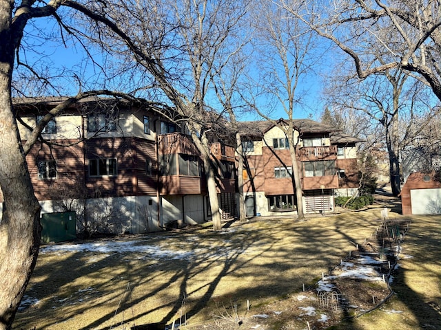 view of rear view of property