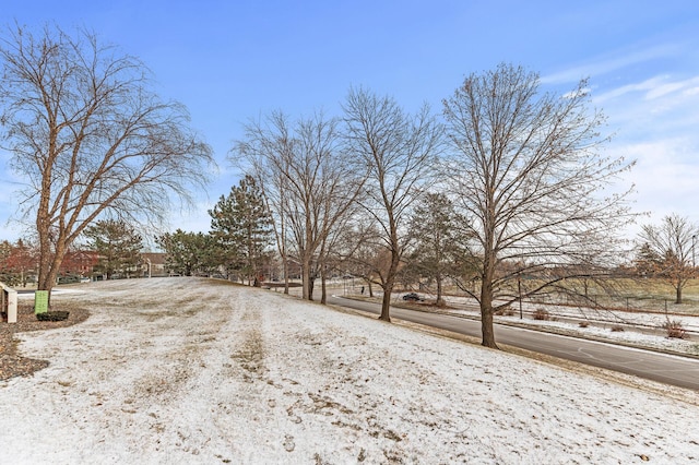 view of road