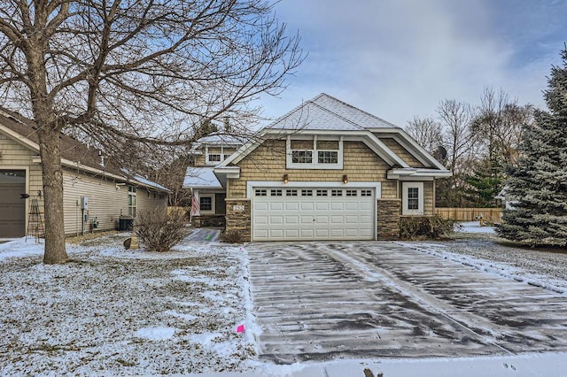 view of front of home featuring central AC