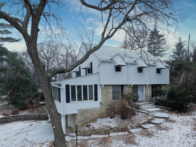 view of front of property