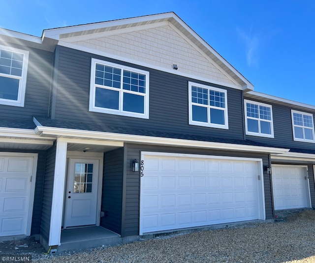 805 Tomahawk Ct, Madison Lake, MN 56063 - townhome / multi-family property featuring a garage