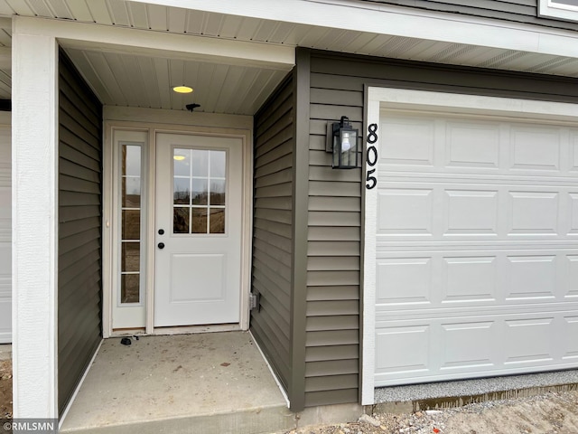 805 Tomahawk Ct, Madison Lake, MN 56063 - entrance to property featuring a garage