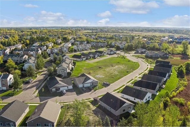 birds eye view of property featuring a residential view