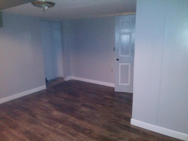 436 6th Ave SW, Cambridge, MN 55008 - empty room with wood finished floors and baseboards