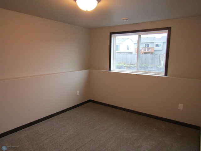 unfurnished room with carpet