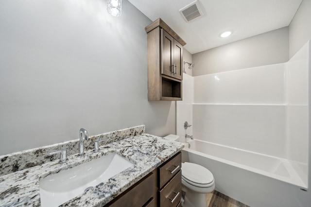 230 Eagle Ridge Dr, Roberts, WI 54023 - bathroom with wood finished floors, tub / shower combination, and vanity