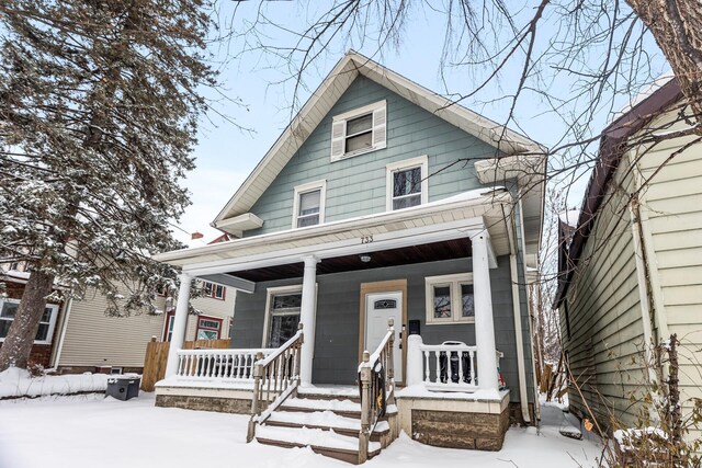 view of front of home