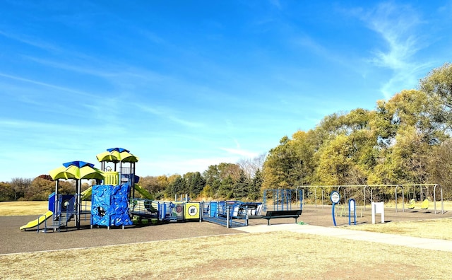 view of play area