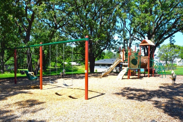 view of play area