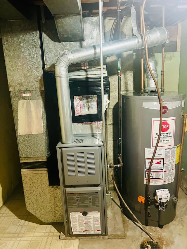 utilities with water heater