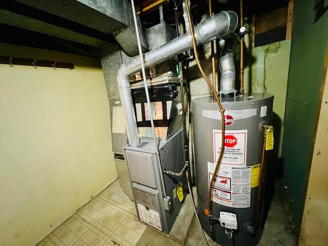 utilities featuring water heater