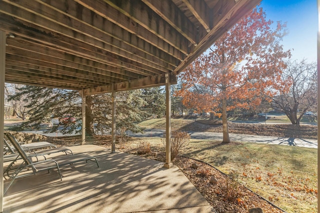 view of patio