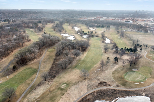 drone / aerial view with a rural view