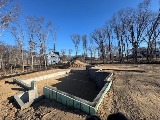 view of storm shelter