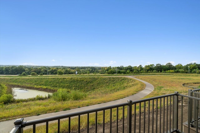 exterior space featuring a rural view