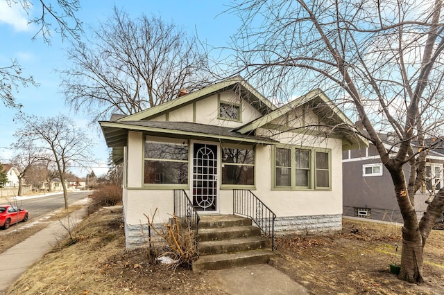 view of bungalow-style house