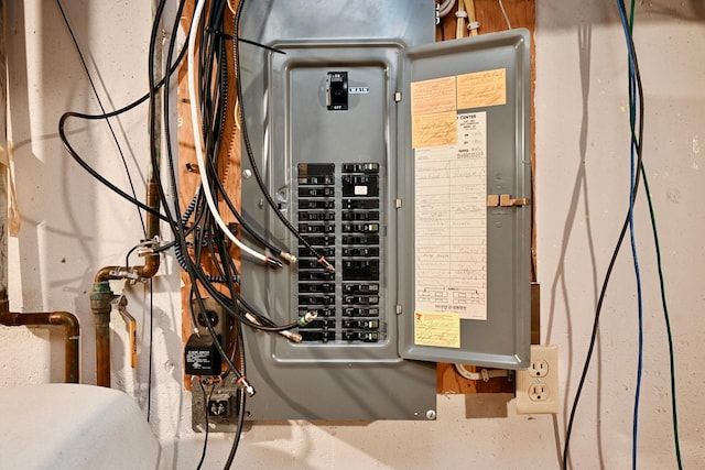 utilities with electric panel