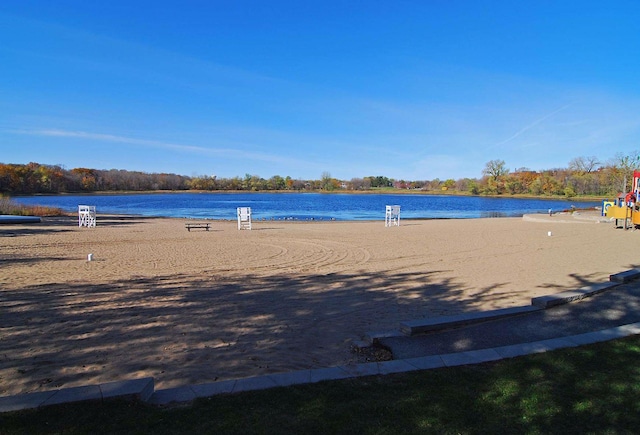 property view of water