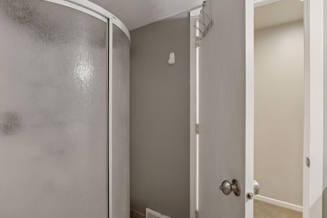 bathroom with walk in shower