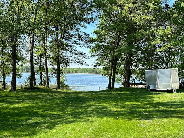 1028 241st Ave NE, East Bethel, MN 55005 - view of green lawn featuring a water view