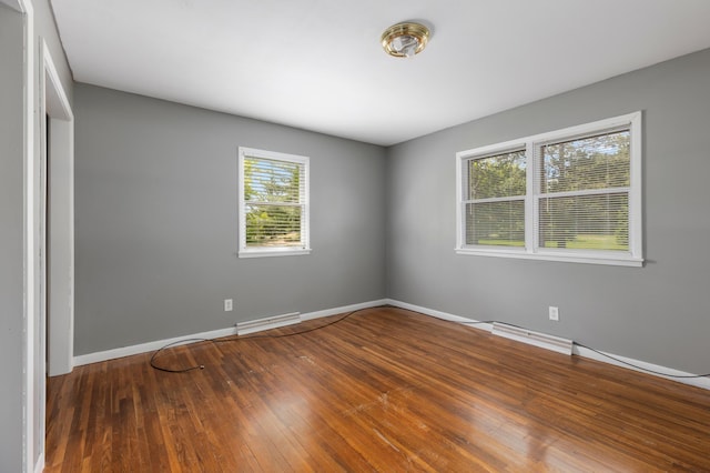 13749 County Road 116, Merrifield, MN 56465 - unfurnished room with baseboards and wood finished floors
