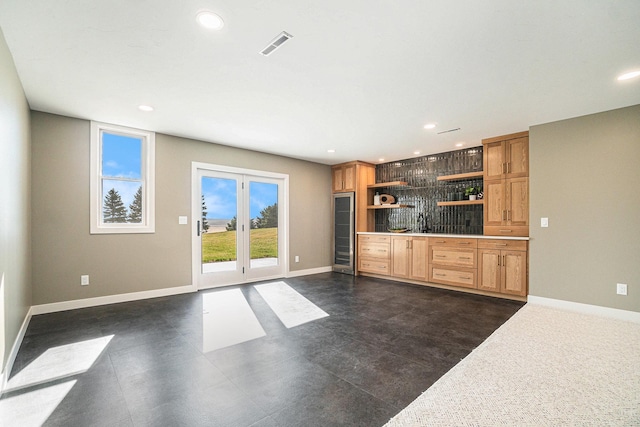 view of unfurnished living room