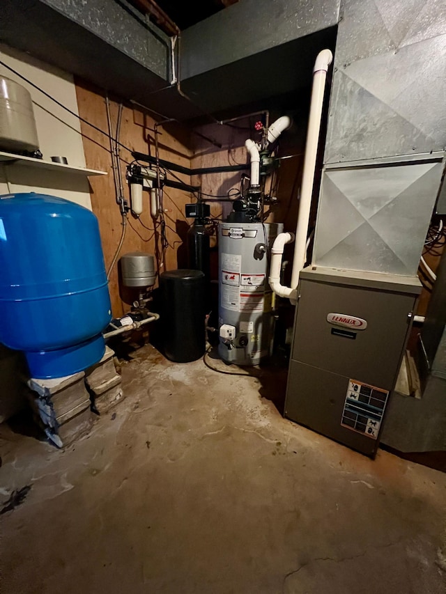 utilities featuring water heater