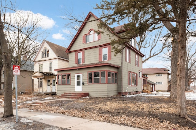 view of front of property