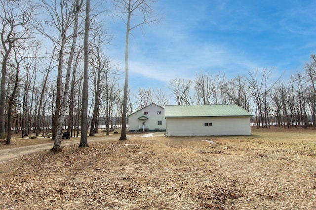 view of side of property