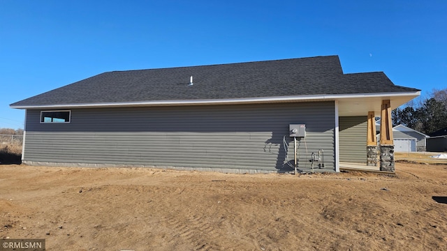 view of home's exterior