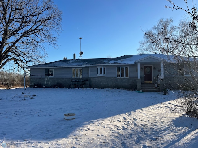 view of front of home