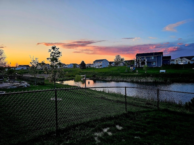 property view of water