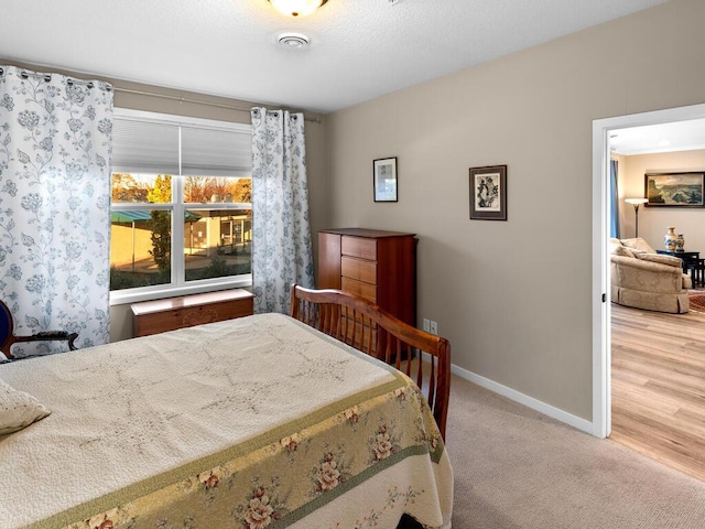 bedroom featuring carpet floors