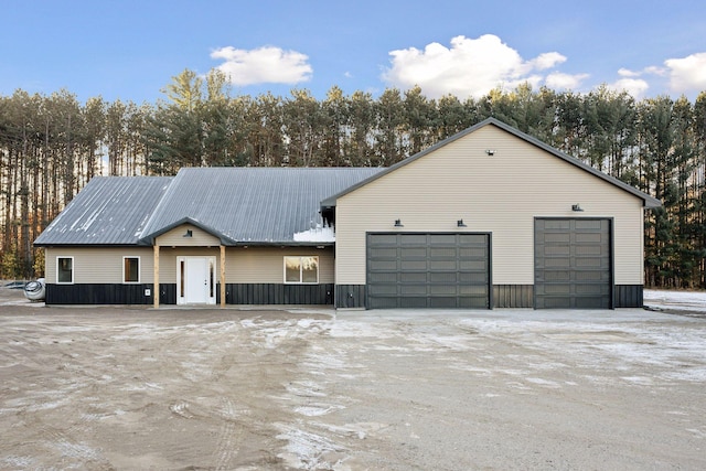 ranch-style house with a garage