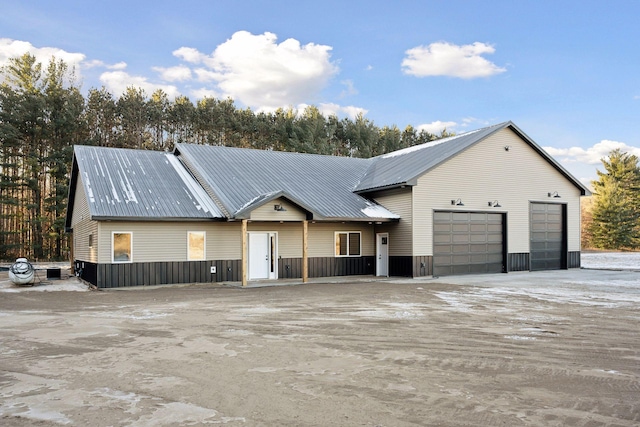 view of ranch-style home