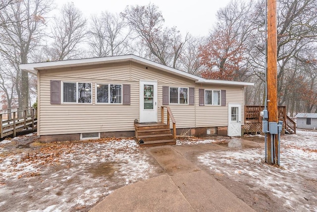 view of manufactured / mobile home