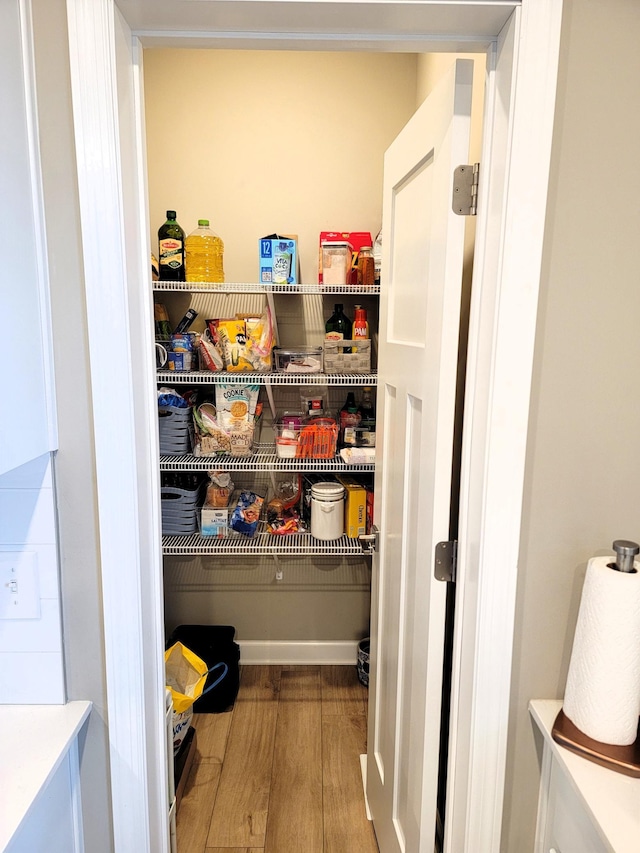 view of pantry