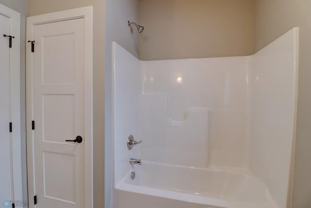 bathroom featuring bathtub / shower combination