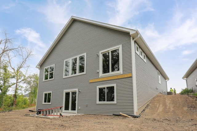 view of rear view of property