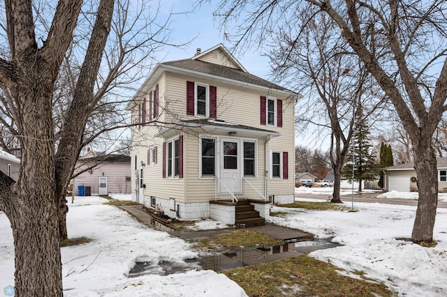 view of front of property