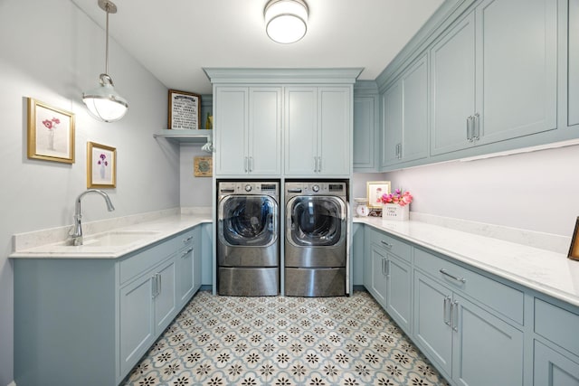 3175 Tuckborough Trl, Medina, MN 55356 - washroom featuring cabinet space and washing machine and clothes dryer