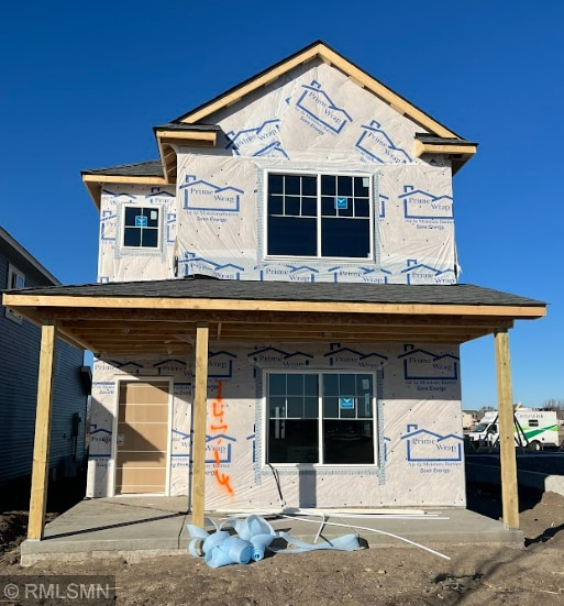 view of rear view of house