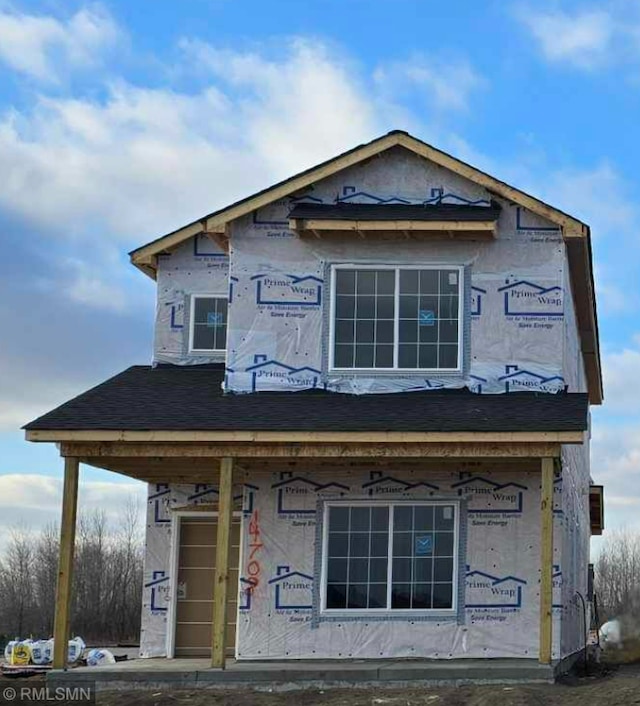 view of property under construction