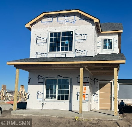 view of property under construction