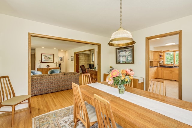 1755 Glenview Ave, Arden Hills, MN 55112 - dining area with light wood-type flooring and recessed lighting